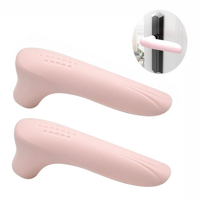 Ajtóütközők 2 csomag, szilikon ajtókilincs kesztyűhuzat, csendes, antisztatikus ajtóütközők, kompatibilisek a legtöbb ajtókilinccsel