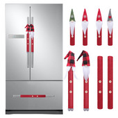 Коледна гора Възрастни ръкавици за хладилник Защитен капак за микровълнова фурна Комплект от 8 части Коледна украса Консумативи за домашно парти *58