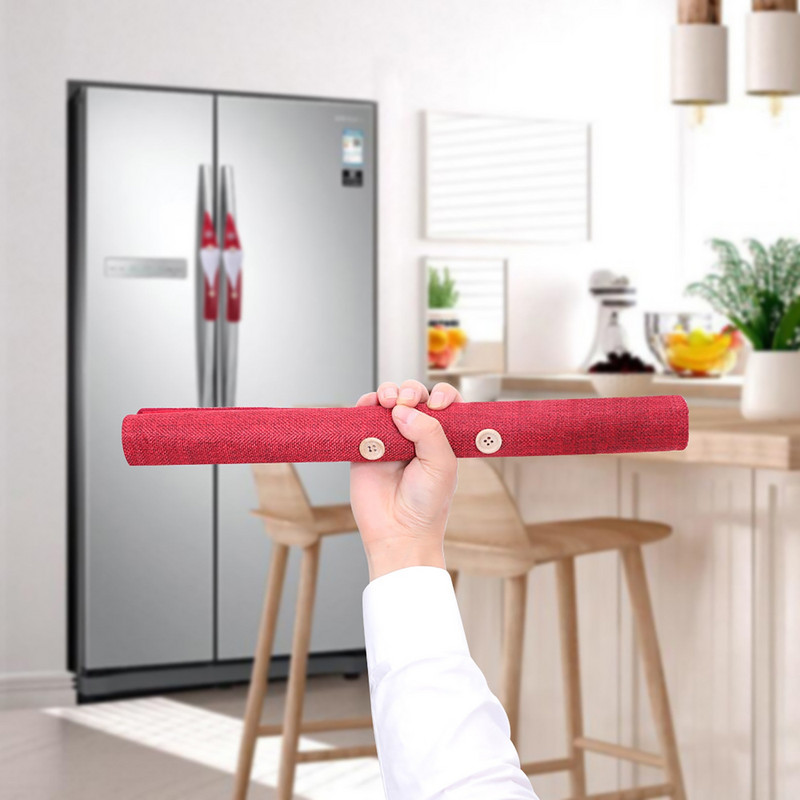 Коледна гора Възрастни ръкавици за хладилник Защитно покритие за микровълнова фурна Комплект от 8 части Коледна украса Консумативи за домашно парти