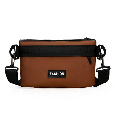 Malá textilná taška cez rameno s nápisom