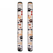 TOADDMOS Kryty na kľučky dvierok rúry s kreslenými psími labkami, polyesterový chránič gombíkov pre dvojdverovú chladničku, kuchynské náradie