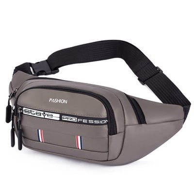 Naujo modelio vyriška rankinė su užrašu - tinka prie juosmens