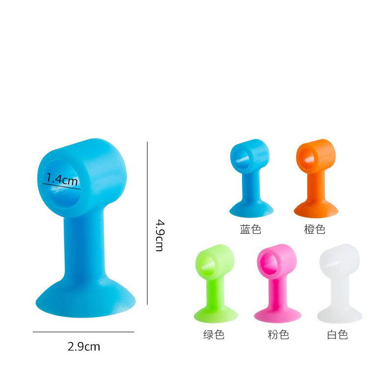 10 ks silikónová kľučka dverí zátka neperforovaná toaleta neviditeľná stlmená protikolíziová artefakt