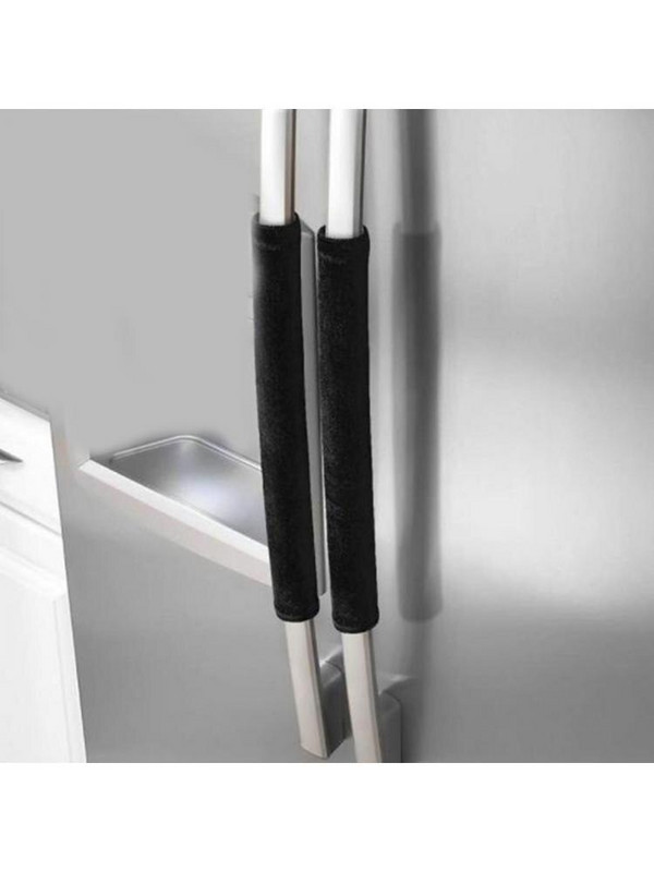 2 ks Kryt rukoväte dverí chladničky Dekoratívne rukoväte kuchynských spotrebičov Protišmykové ochranné rukavice Chladnička Rúra Chráňte pred odtlačkami prstov