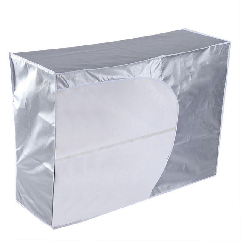 Capac aer conditionat exterior Anti-praf Anti-zapada Impermeabil rezistent la soare pentru casa 2P Capac aer conditionat Capac aer conditionat