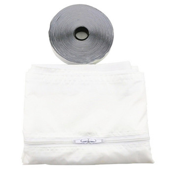 1PCs Window Seal Fabric with 1PC roll of strips Σφράγιση παραθύρου για κινητά κλιματιστικά Κλιματιστικά Στεγνωτήρια και εξάτμιση