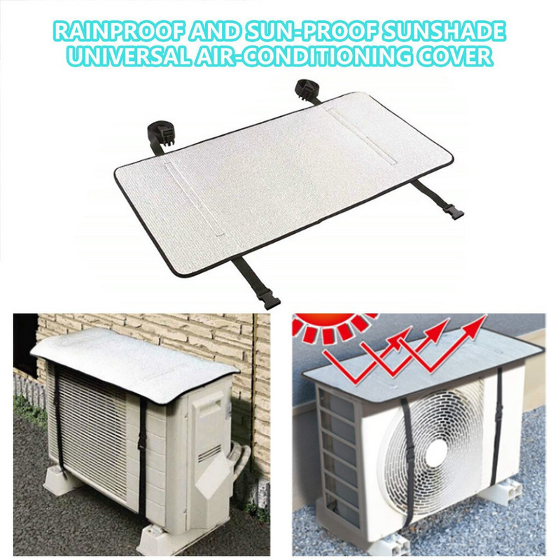 Légkondicionáló burkolat Univerzális kültéri vízálló alumínium fólia fényvédelem -UV elleni klíma burkolat