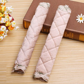 2 balenia vyšívaných krytov kľučiek dverí chladničky, ručne vyrábaných ochranných rukavíc na kľučky dverí pre kuchynské spotrebiče chladničky a rúry