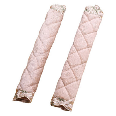 2 balenia vyšívaných krytov kľučiek dverí chladničky, ručne vyrábaných ochranných rukavíc na kľučky dverí pre kuchynské spotrebiče chladničky a rúry