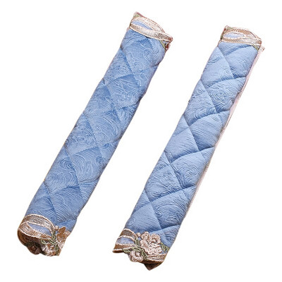 2 balenia vyšívaných krytov kľučiek dverí chladničky, ručne vyrábaných ochranných rukavíc na kľučky dverí pre kuchynské spotrebiče chladničky a rúry