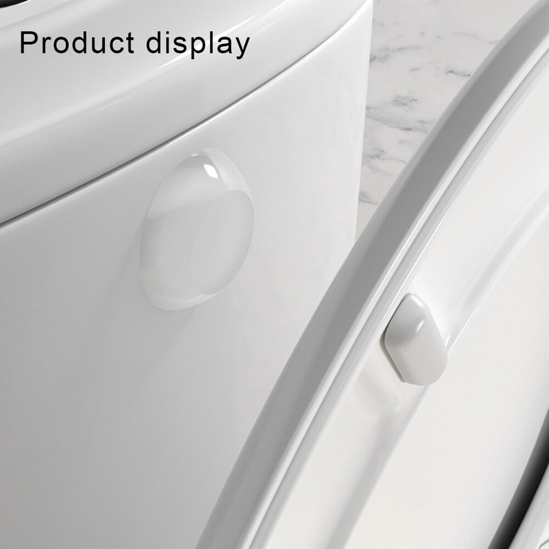 ГОРЕЩИ 6 бр. Силиконова дръжка за врата Краш подложка Самозалепваща се против сблъсък за дома NDS