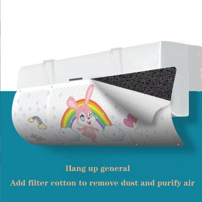 Univerzálny deflektor na klimatizáciu, nastaviteľný kryt klimatizácie s ochranou proti priamemu fúkaniu čelného skla