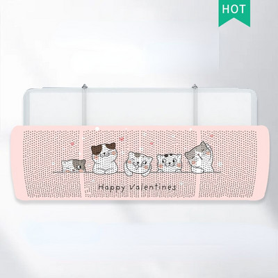 Univerzálny deflektor na klimatizáciu, nastaviteľný kryt klimatizácie s ochranou proti priamemu fúkaniu čelného skla