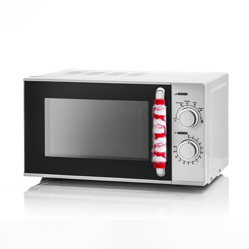 2021 Най-новите пристигащи плетени двустранни ръкавици за дръжката на хладилника 8 бр. Ръкавици против масло за дръжка за микровълнова фурна