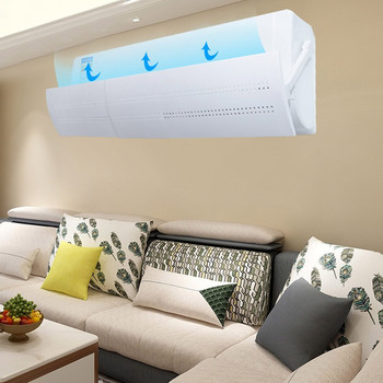 Прибиращ се климатик Дефлектор за вятър Регулируем въздушен дефлектор за предно стъкло с охлаждане Дефлектор против директно обдухване Дефлектор за дома