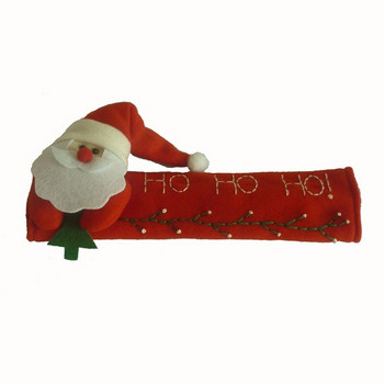 1 чифт Коледен капак за дръжката на хладилника Дядо Коледа Кухня Микровълнова фурна Протектор за дръжката на вратата Капак на дръжката на вратата