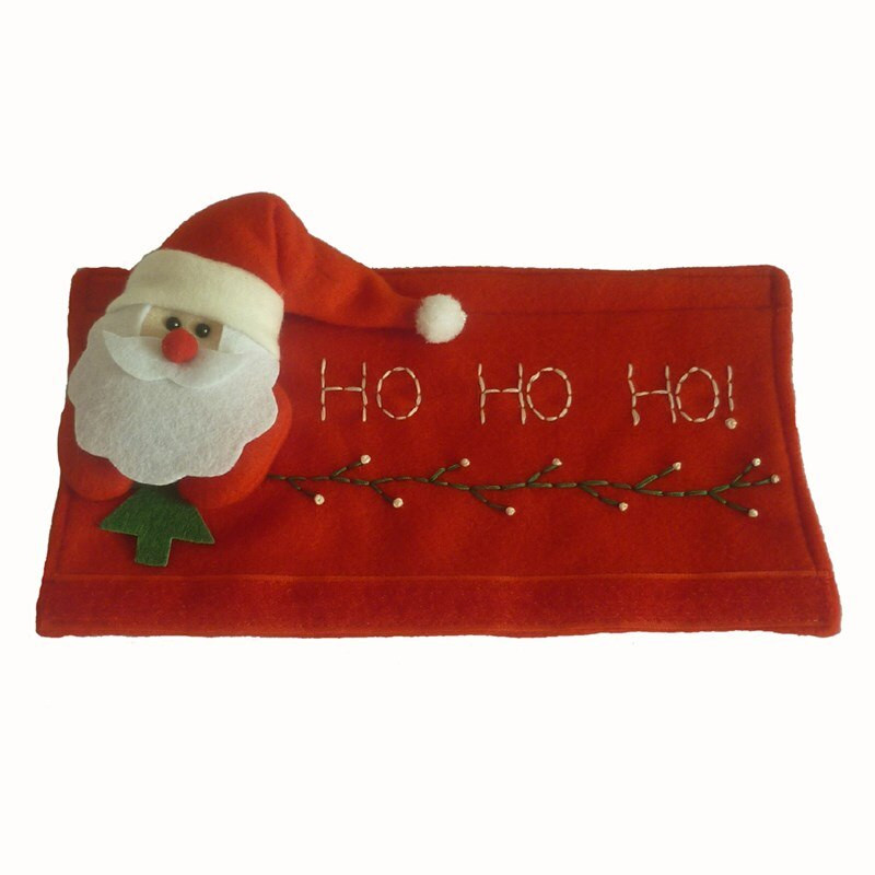 1 par Božićna tkanina za pokrivanje ručke hladnjaka Djed Božićnjak Kuhinjska mikrovalna pećnica Štitnik za kvaku hladnjaka Poklopac za ručku