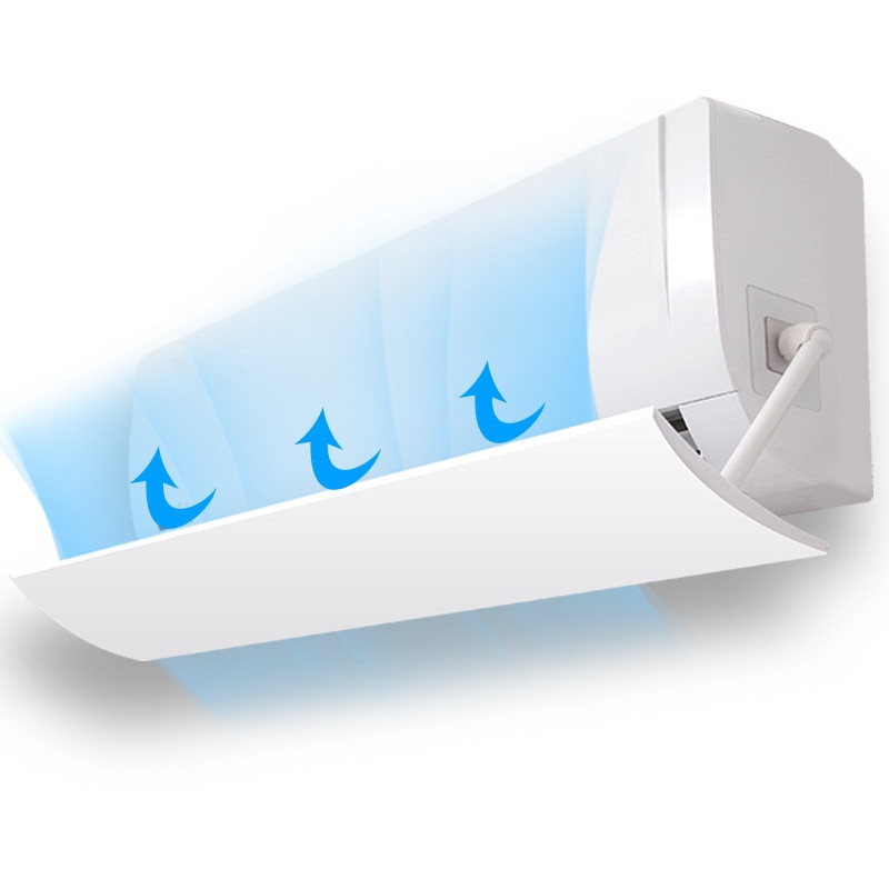 Univerzálny vnútorný závesný klimatizačný deflektor, čelné sklo, proti priamemu fúkaniu, klimatizácia pre domácnosť