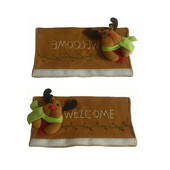 Vianočné kryty na kľučku dverí chladničky, ochranné rukavice pre kryty kľučiek dverí chladničky a rúry, vianočné kuchynské kľučky, 1 pár