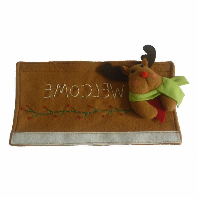 Vianočné kryty na kľučku dverí chladničky, ochranné rukavice pre kryty kľučiek dverí chladničky a rúry, vianočné kuchynské kľučky, 1 pár