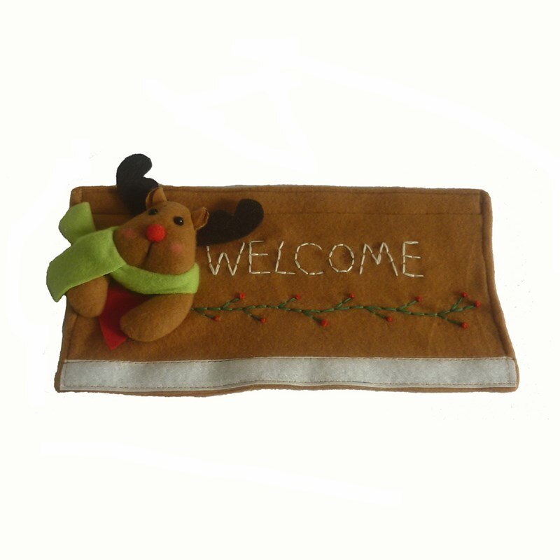 Vianočné kryty na kľučku dverí chladničky, ochranné rukavice pre kryty kľučiek dverí chladničky a rúry, vianočné kuchynské kľučky, 1 pár