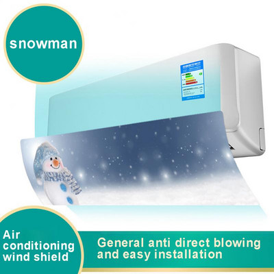 Závesné čelné sklo klimatizácie, deflektor vzduchu proti priamemu fúkaniu, škálovateľné čelné sklo klimatizácie pre domácnosť