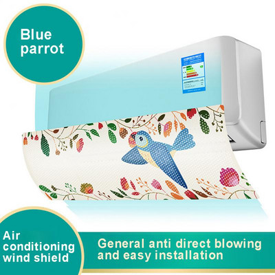 Závesné čelné sklo klimatizácie, deflektor vzduchu proti priamemu fúkaniu, škálovateľné čelné sklo klimatizácie pre domácnosť