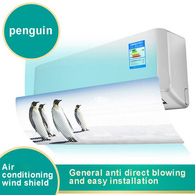 Závesné čelné sklo klimatizácie, deflektor vzduchu proti priamemu fúkaniu, škálovateľné čelné sklo klimatizácie pre domácnosť