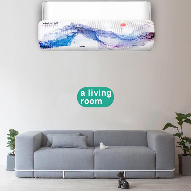 Závesné čelné sklo klimatizácie, deflektor vzduchu proti priamemu fúkaniu, škálovateľné čelné sklo klimatizácie pre domácnosť