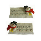 2 ks vianočné kryty rukovätí dverí, kryty rukovätí chladničky, rukavice, domáce doplnky, roztomilý kryt rukoväte dverí chladničky s dvoma dverami