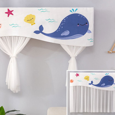 Kreslený kryt klimatizácie, závesný kryt klimatizácie, ochranný kryt pre klimatizáciu, dekoratívne kryty proti prachu