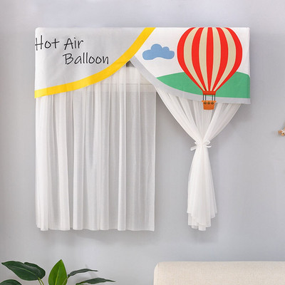 Kreslený kryt klimatizácie, závesný kryt klimatizácie, ochranný kryt pre klimatizáciu, dekoratívne kryty proti prachu