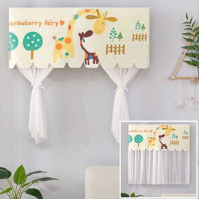 Kreslený kryt klimatizácie, závesný kryt klimatizácie, ochranný kryt pre klimatizáciu, dekoratívne kryty proti prachu