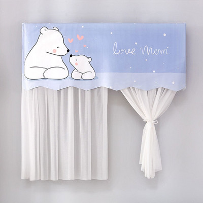 Kreslený kryt klimatizácie, závesný kryt klimatizácie, ochranný kryt pre klimatizáciu, dekoratívne kryty proti prachu