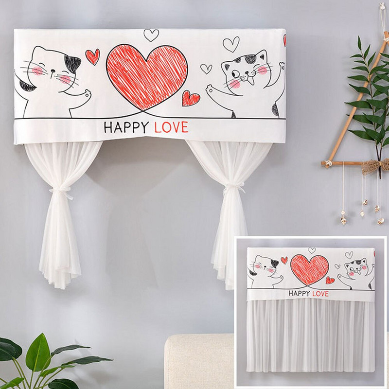 Kreslený kryt klimatizácie, závesný kryt klimatizácie, ochranný kryt pre klimatizáciu, dekoratívne kryty proti prachu