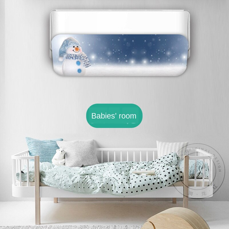 Sprievodca deflektorom vetra pre klimatizáciu, zasúvateľný závesný sklenený deflektor proti priamemu fúkaniu, deflektor výstupu vzduchu pre domácnosť