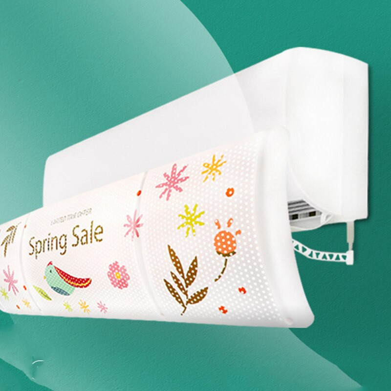 Sprievodca deflektorom vetra pre klimatizáciu, zasúvateľný závesný sklenený deflektor proti priamemu fúkaniu, deflektor výstupu vzduchu pre domácnosť