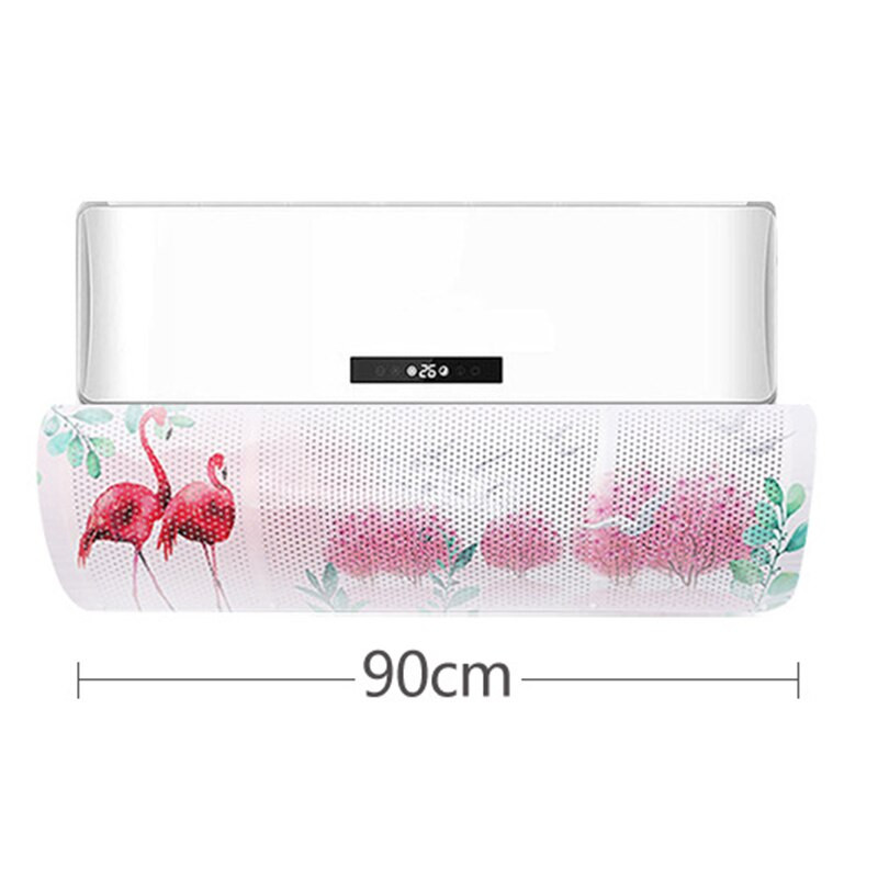 Sprievodca deflektorom vetra pre klimatizáciu, zasúvateľný závesný sklenený deflektor proti priamemu fúkaniu, deflektor výstupu vzduchu pre domácnosť