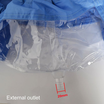 Стайна монтирана на стена чанта за почистване на климатик Разделен климатик Капак за измиване за климатик
