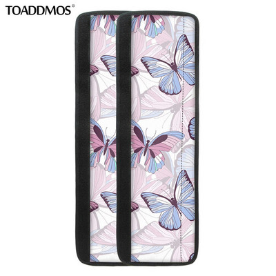 TOADDMOS Spalvingi drugeliai šaldytuvo durų rankenos apsauga šaldytuvo durų rankenos apsauga namų aksesuarai virtuvės prietaisai