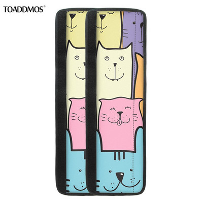 TOADDMOS Roztomilý kreslený mačací dizajn Protišmykový kryt rukoväte dverí chladničky Chránič chladničky Doplnky do kuchyne Dekorácia