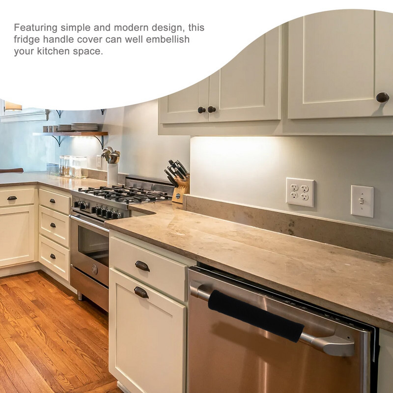 3 vnt. Virtuvės prietaiso dangtis Virtuvės prietaiso rankenos dangčiai Orkaitės durelių rankenos dangtis indaplovės rankenos dangteliai