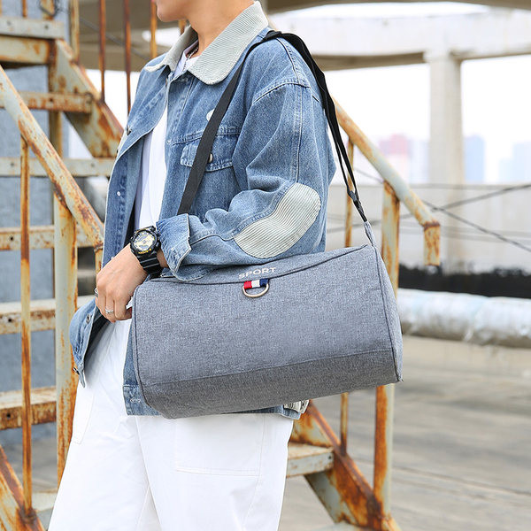 Pánska textilná taška s nápisom - vhodná na šport