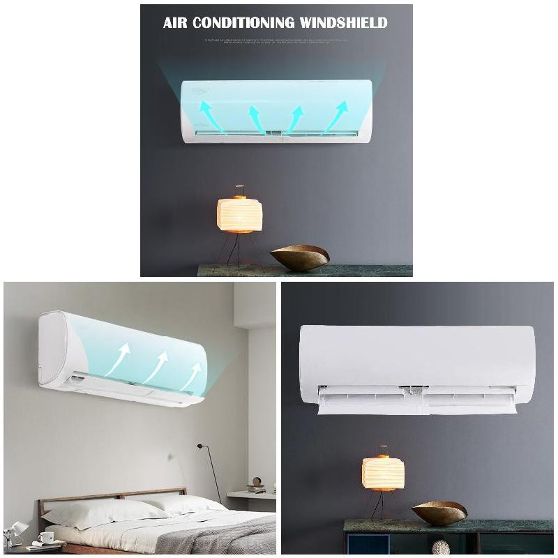 Aer condiționat Parbriz Deflector de vânt rece Deflector retractabil pentru birou, hotel, durabil, practic, acasă
