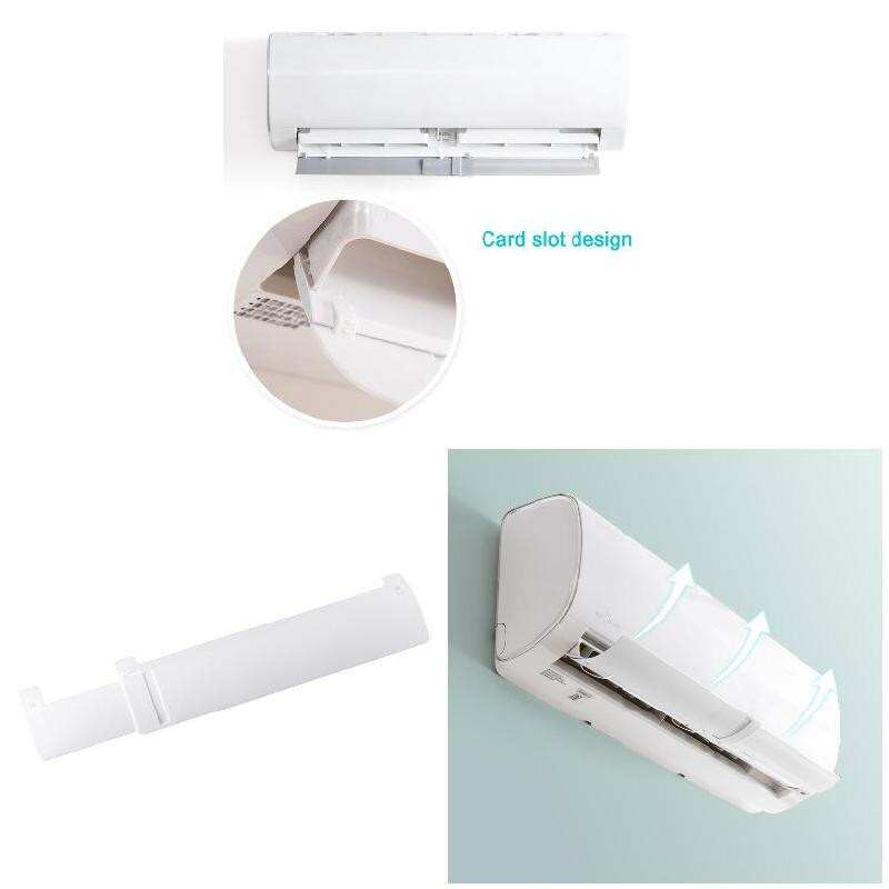 Aer condiționat Parbriz Deflector de vânt rece Deflector retractabil pentru birou, hotel, durabil, practic, acasă