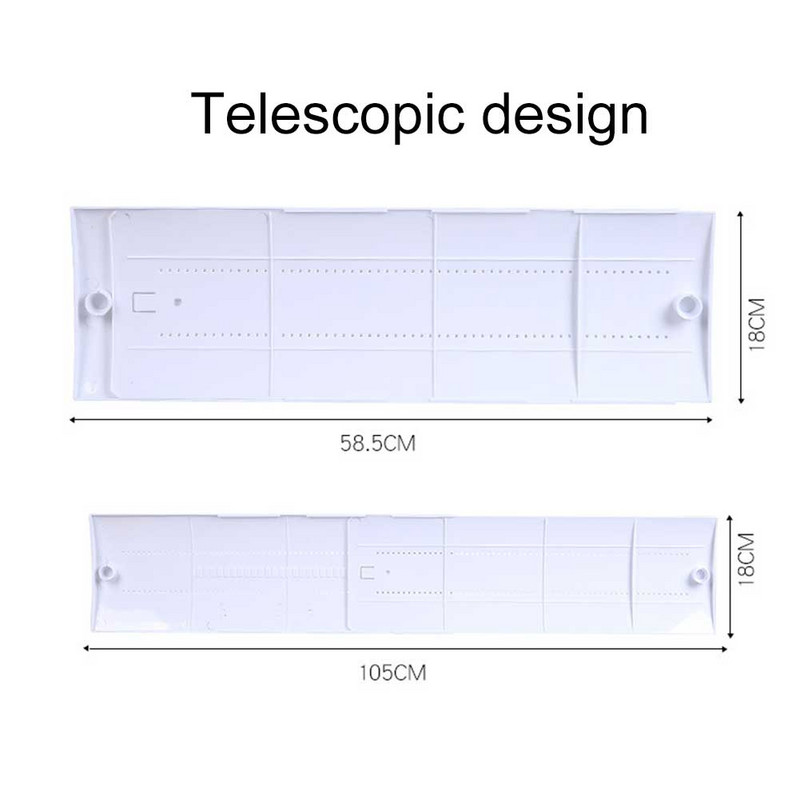 Nastaviteľný teleskopický deflektor klimatizácie, veterný štít, kryt klimatizácie proti priamemu fúkaniu, TB, výpredaj