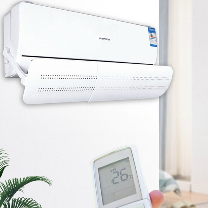 Capac reglabil pentru aer condiționat Parbriz Aer condiționat Deflec scut Ghid de vânt Luna Protector drept anti-vânt Drop ship