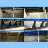 Split Čišćenje klima uređaja Vodootporni komplet navlaka s odvodnim otvorom 2 strugala i ručnika Pranje prašine Čiste zaštitne navlake