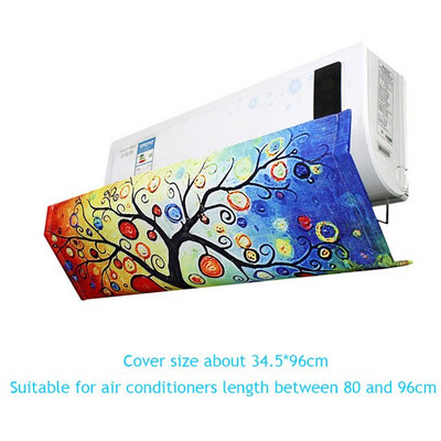 Nastaviteľný uhol klimatizácie, veterný štít z polyesterovej tkaniny pre domácu spálňu, nástennú klimatizáciu Deflect FC34