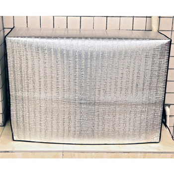 Метално алуминиево фолио Капак Капак на климатик Външен климатик Защита на сенника Сребърен Външен капак на климатик